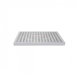 Plateaux repose-verres avec grille totale