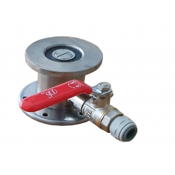 Socle de rinçage A fixation murale JG 3/8 + vanne